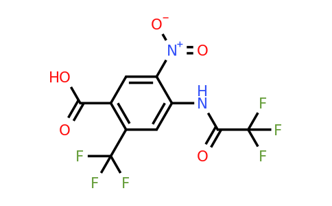 CAS 1309602-22-9 | 5-Nitro-4-(2,2,2-trifluoroacetamido)-2-(trifluoromethyl)benzoic acid