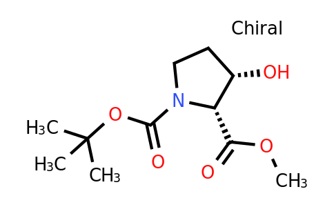 CAS 130966-41-5 | 1-tert-butyl 2-methyl (2R,3S)-3-hydroxypyrrolidine-1,2-dicarboxylate