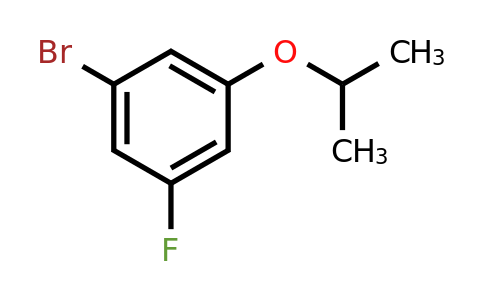 CAS 1309933-61-6 | 1-bromo-3-fluoro-5-(propan-2-yloxy)benzene
