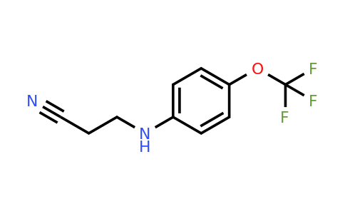 CAS 130997-77-2 | 3-(4-(Trifluoromethoxy)phenylamino)propanenitrile