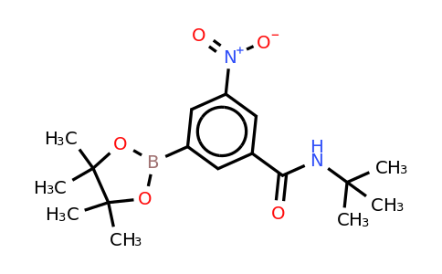 3-Nitro-N-tert-butyl-5-(4,4,5,5-tetramethyl-1,3,2-dioxaborolan-2-YL)benzamide