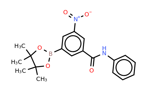 CAS 1309980-15-1 | 3-Nitro-N-phenyl-5-(4,4,5,5-tetramethyl-1,3,2-dioxaborolan-2-YL)benzamide