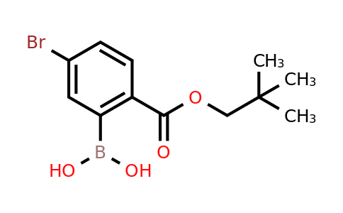CAS 1309980-79-7 | (5-Bromo-2-[(2,2-dimethylpropoxy)carbonyl]phenyl)boronic acid