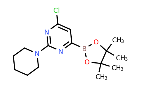 CAS 1309981-16-5 | 2-(Piperidin-1-YL)-6-chloropyrimidine-4-boronic acid pinacol ester