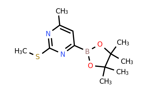 CAS 1309981-17-6 | 2-Methylthio-6-methylpyrimidine-4-boronic acid pinacol ester