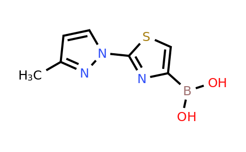 CAS 1309981-18-7 | 2-(3-Methyl-1H-pyrazol-1-YL)thiazole-4-boronic acid