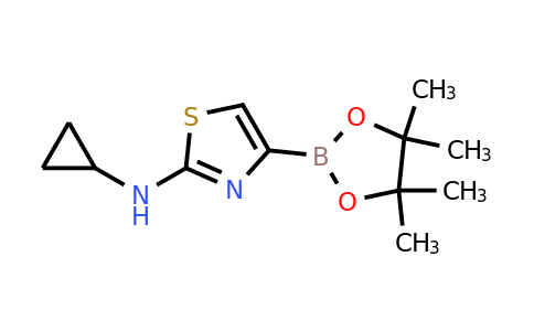 CAS 1309981-19-8 | 2-(Cyclopropylamino)thiazole-4-boronic acid pinacol ester