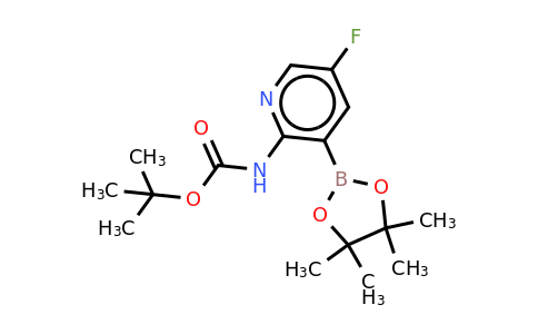 CAS 1309981-29-0 | Boc-2-amino-5-fluoropyridine-3-boronic acid pinacol ester