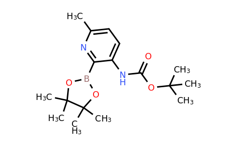 CAS 1309981-41-6 | tert-Butyl (6-methyl-2-(4,4,5,5-tetramethyl-1,3,2-dioxaborolan-2-yl)pyridin-3-yl)carbamate