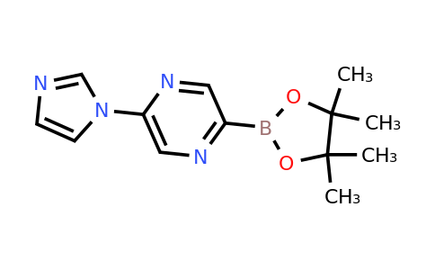 CAS 1309981-52-9 | 5-(Imidazol-1-YL)pyrazine-2-boronic acid pinacol ester