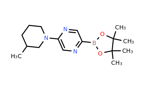 CAS 1309981-63-2 | 5-(3-Methylpiperidin-1-YL)pyrazine-2-boronic acid pinacol ester