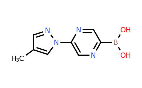 CAS 1309981-64-3 | 5-(4-Methyl-1H-pyrazol-1-YL)pyrazine-2-boronic acid