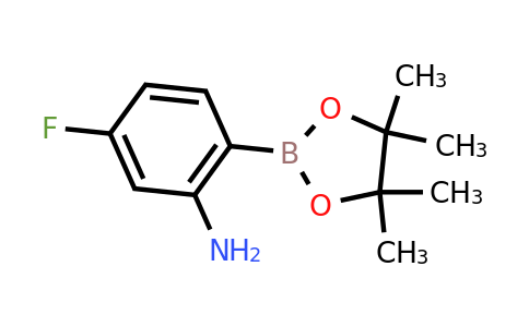 CAS 1309982-16-8 | 5-Fluoro-2-(4,4,5,5-tetramethyl-1,3,2-dioxaborolan-2-YL)aniline