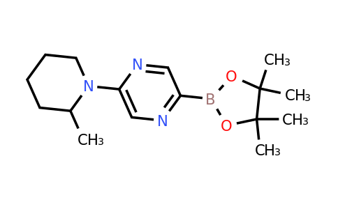 CAS 1309982-42-0 | 5-(2-Methylpiperidin-1-YL)pyrazine-2-boronic acid pinacol ester