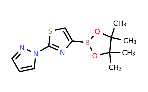 CAS 1309982-50-0 | 2-(1H-Pyrazol-1-YL)thiazole-4-boronic acid pinacol ester