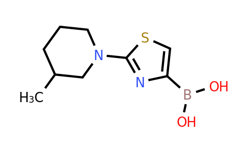 CAS 1309982-51-1 | 2-(3-Methylpiperidin-1-YL)thiazole-4-boronic acid
