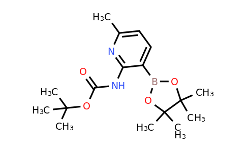 CAS 1309982-66-8 | tert-Butyl (6-methyl-3-(4,4,5,5-tetramethyl-1,3,2-dioxaborolan-2-yl)pyridin-2-yl)carbamate