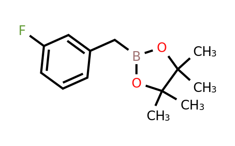 CAS 1310048-95-3 | 2-(3-Fluorobenzyl)-4,4,5,5-tetramethyl-1,3,2-dioxaborolane