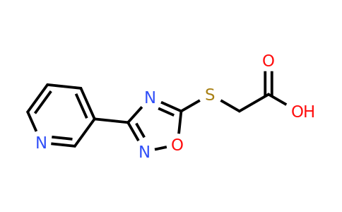 CAS 1310235-89-2 | 2-{[3-(pyridin-3-yl)-1,2,4-oxadiazol-5-yl]sulfanyl}acetic acid