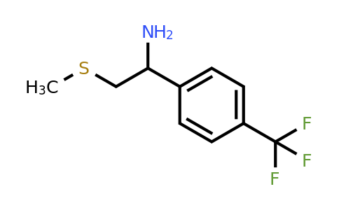 CAS 1310241-50-9 | 2-(methylsulfanyl)-1-[4-(trifluoromethyl)phenyl]ethan-1-amine