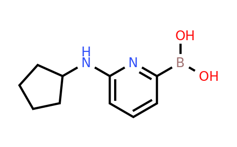 CAS 1310383-06-2 | 6-(Cyclopentylamino)pyridine-2-boronic acid