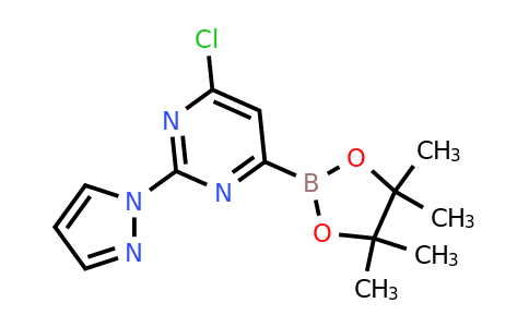 CAS 1310383-20-0 | 2-(1H-Pyrazol-1-YL)-6-chloropyrimidine-4-boronic acid pinacol ester