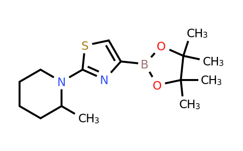 CAS 1310383-64-2 | 2-(2-Methylpiperidin-1-YL)thiazole-4-boronic acid pinacol ester