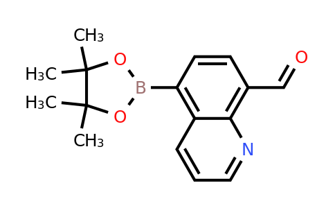 CAS 1310383-99-3 | 5-(4,4,5,5-Tetramethyl-1,3,2-dioxaborolan-2-yl)quinoline-8-carbaldehyde