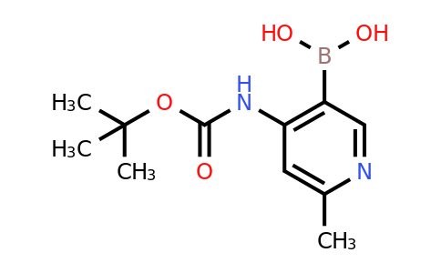 CAS 1310384-83-8 | (4-[(Tert-butoxycarbonyl)amino]-6-methylpyridin-3-YL)boronic acid