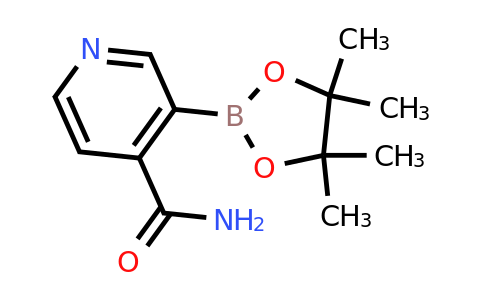 CAS 1310384-92-9 | 4-Carbamoylpyridine-3-boronic acid pinacol ester