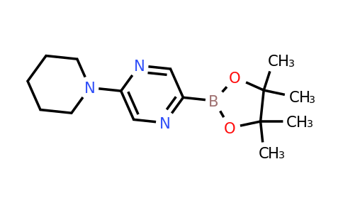 CAS 1310384-96-3 | 5-(Piperidin-1-YL)pyrazine-2-boronic acid pinacol ester