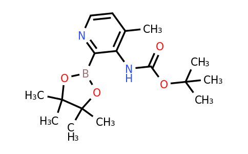 CAS 1310385-05-7 | tert-Butyl (4-methyl-2-(4,4,5,5-tetramethyl-1,3,2-dioxaborolan-2-yl)pyridin-3-yl)carbamate