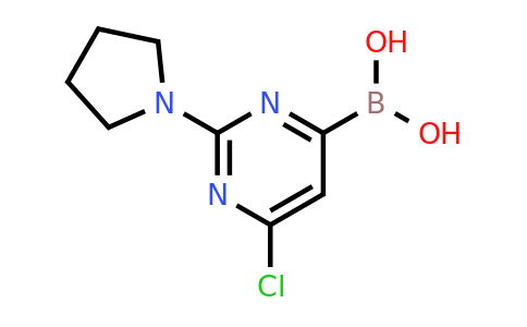 CAS 1310404-65-9 | 2-(Pyrrolidin-1-YL)-6-chloropyrimidine-4-boronic acid