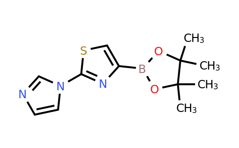 CAS 1310404-67-1 | 2-(Imidazol-1-YL)thiazole-4-boronic acid pinacol ester
