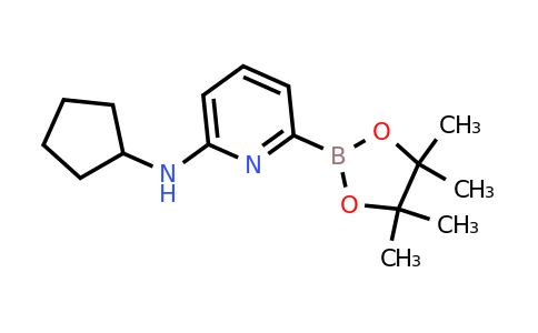 CAS 1310404-92-2 | 6-(Cyclopentylamino)pyridine-2-boronic acid pinacol ester