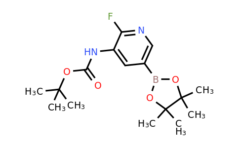 CAS 1310405-07-2 | tert-Butyl (2-fluoro-5-(4,4,5,5-tetramethyl-1,3,2-dioxaborolan-2-yl)pyridin-3-yl)carbamate