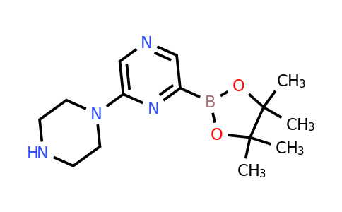 CAS 1310405-13-0 | 6-(Piperazin-1-YL)pyrazine-2-boronic acid pinacol ester