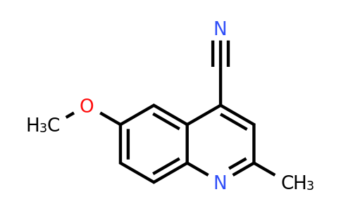 CAS 1310481-62-9 | 6-Methoxy-2-methylquinoline-4-carbonitrile