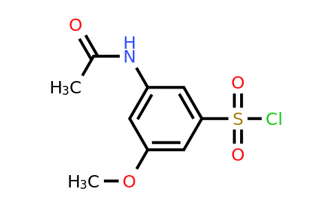 CAS 1310550-34-5 | 3-(Acetylamino)-5-methoxybenzenesulfonyl chloride