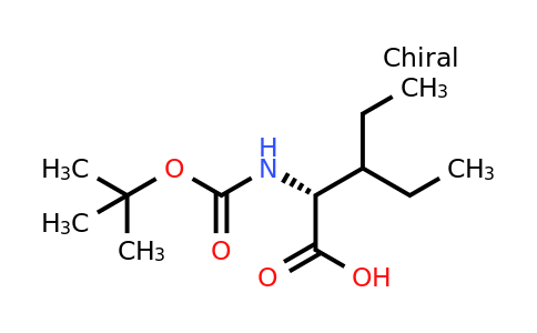 CAS 1310680-39-7 | (R)-2-((tert-Butoxycarbonyl)amino)-3-ethylpentanoic acid