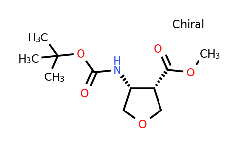 CAS 1310708-60-1 | methyl cis-4-{[(tert-butoxy)carbonyl]amino}oxolane-3-carboxylate