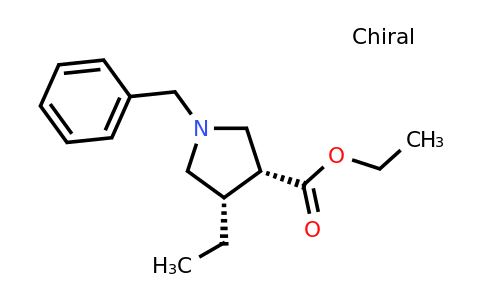 CAS 1310730-65-4 | rel-ethyl (3R,4S)-1-benzyl-4-ethylpyrrolidine-3-carboxylate