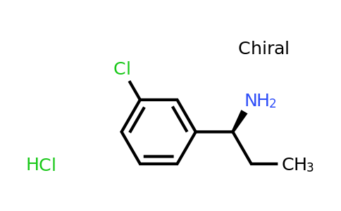 CAS 1310923-34-2 | (S)-1-(3-Chlorophenyl)propan-1-amine hydrochloride