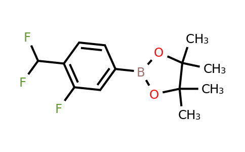 CAS 1310949-75-7 | 2-(4-(Difluoromethyl)-3-fluorophenyl)-4,4,5,5-tetramethyl-1,3,2-dioxaborolane
