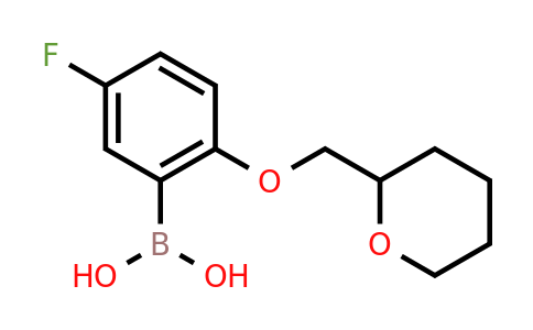 CAS 1311146-36-7 | [5-Fluoro-2-(oxan-2-ylmethoxy)phenyl]boronic acid