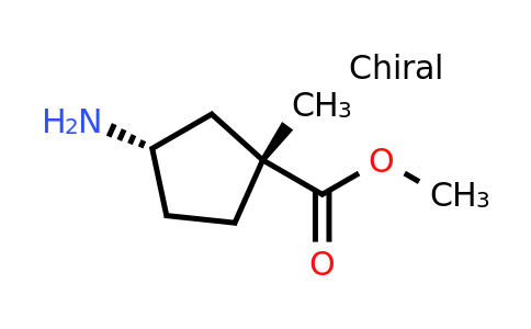 CAS 1311147-72-4 | methyl (1R,3S)-3-amino-1-methyl-cyclopentanecarboxylate