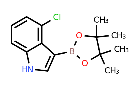 CAS 1311185-04-2 | 4-Chloro-3-(4,4,5,5-tetramethyl-1,3,2-dioxaborolan-2-YL)-1H-indole