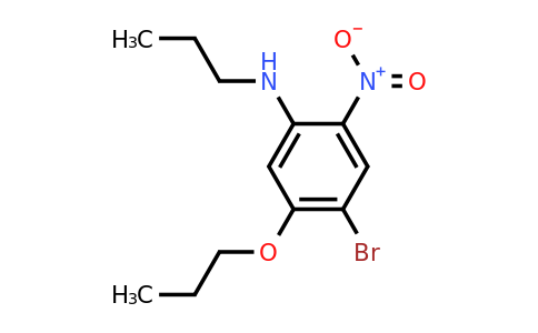 CAS 1311197-83-7 | 4-Bromo-2-nitro-5-propoxy-N-propylaniline