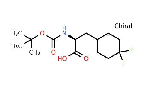 CAS 1311203-16-3 | (2S)-2-(tert-butoxycarbonylamino)-3-(4,4-difluorocyclohexyl)propanoic acid