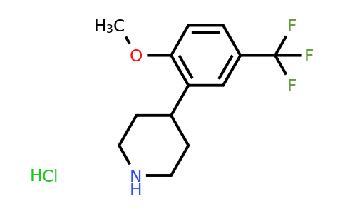 CAS 1311254-44-0 | 4-(2-Methoxy-5-(trifluoromethyl)phenyl)piperidine hydrochloride